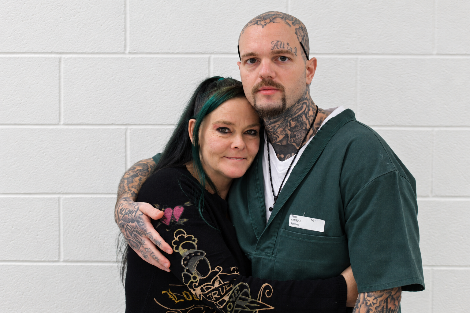 Jessica and her husband Ronnie together
